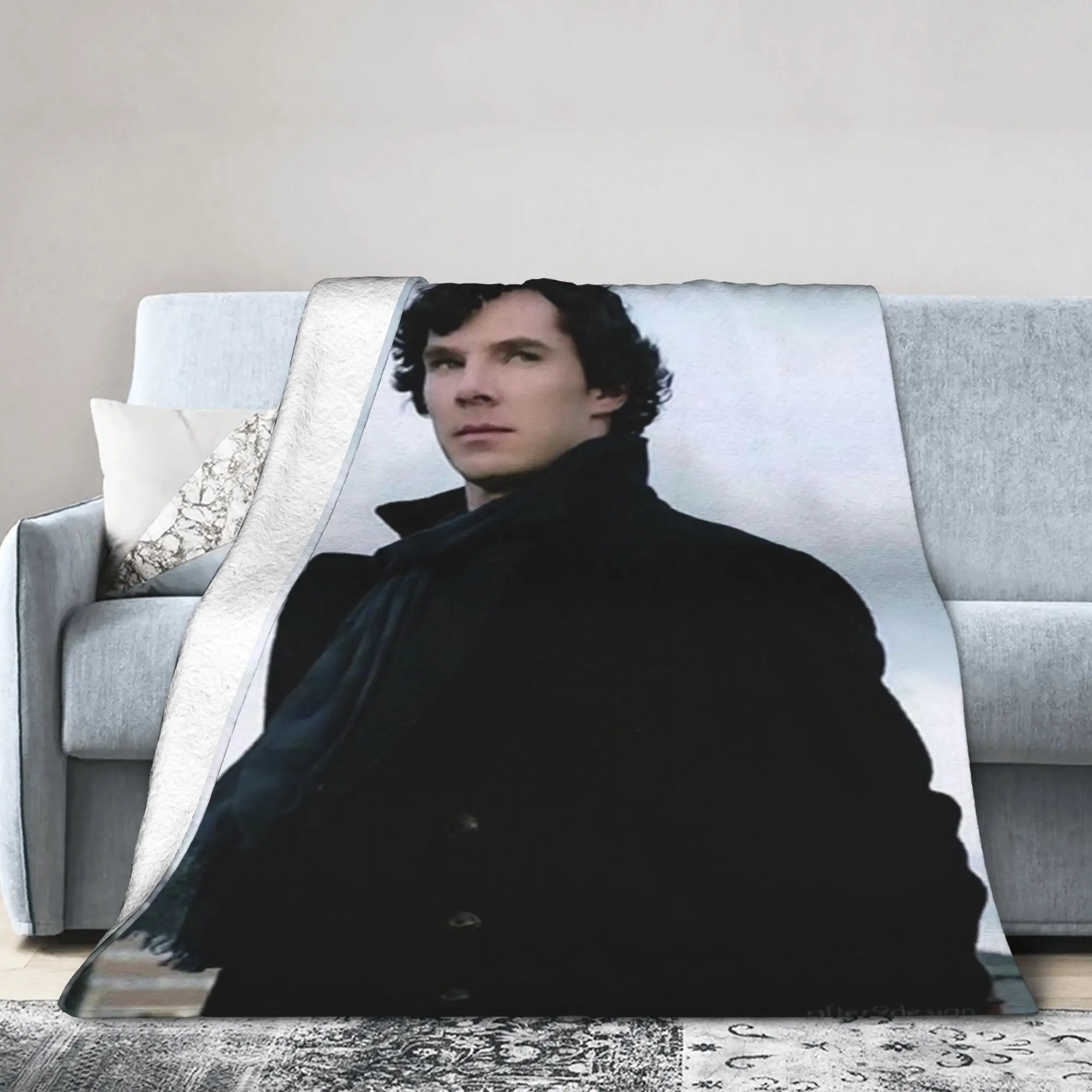 

Benedict Cumberbatch In Sherlock Accessories Blanket Lightweight Thin Velvet Throw Blankets Comfortable Bedspread