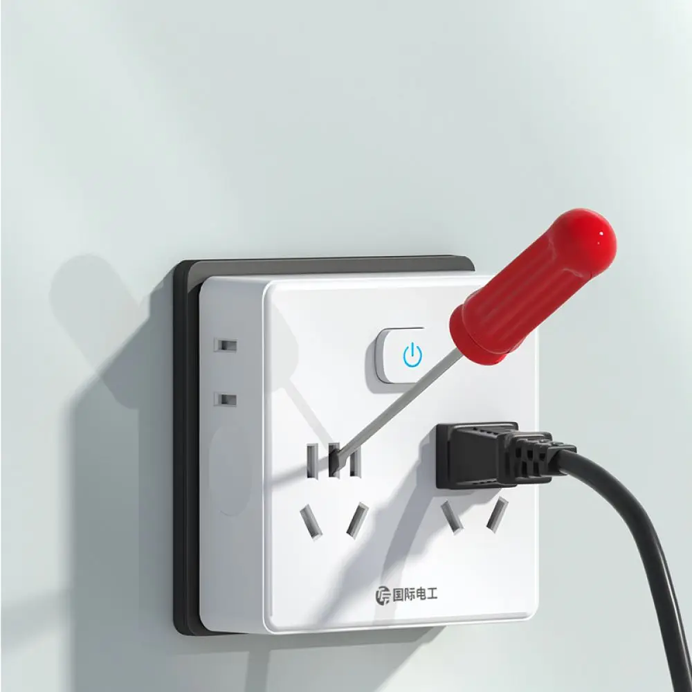 Cube Power Strip Socket Adapter Multi Outlet Expander Wall Charger With Independent Switch For Office Home Desk Organization