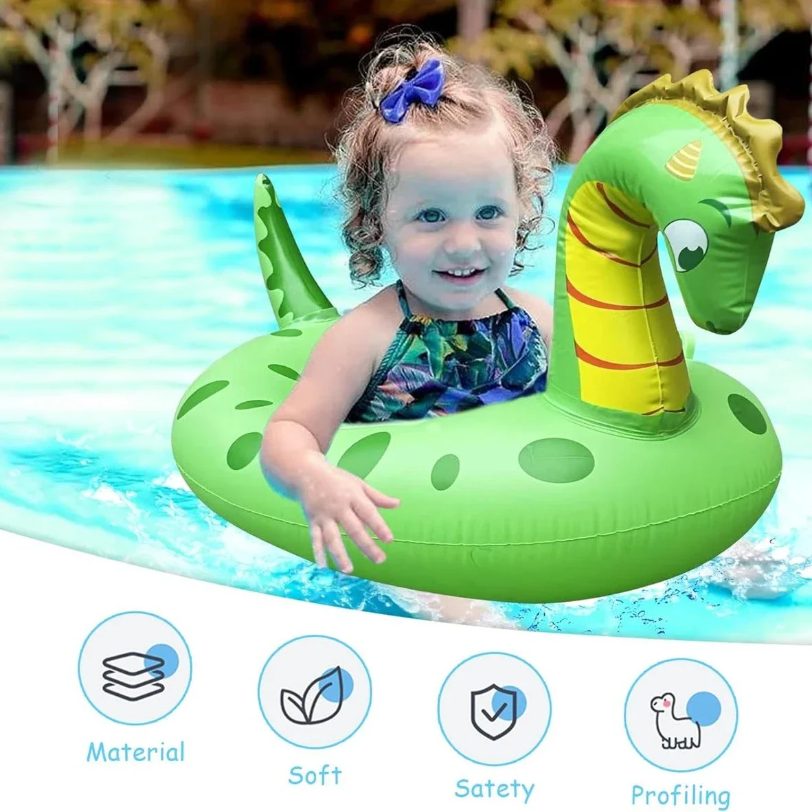 Sommer Schwimmen Ring Tier Aufblasbare Pool Spielzeug für Jungen Mädchen PVC Tier Form Outdoor Wasser Party Aufblasbare Schwimmt Sitz