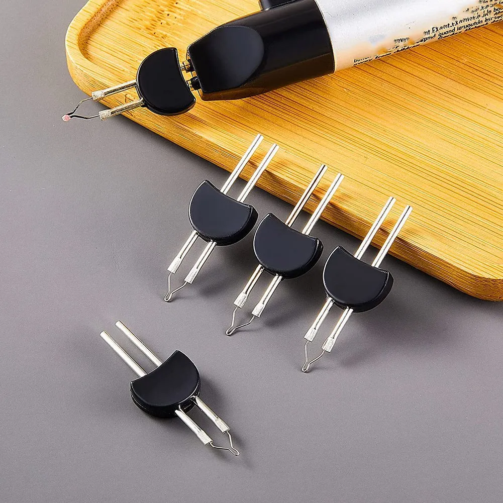 Thread Burner Tips Thread Zapper and Melt Thread with One Touch-Perfect for Finishing Bead 4Pcs