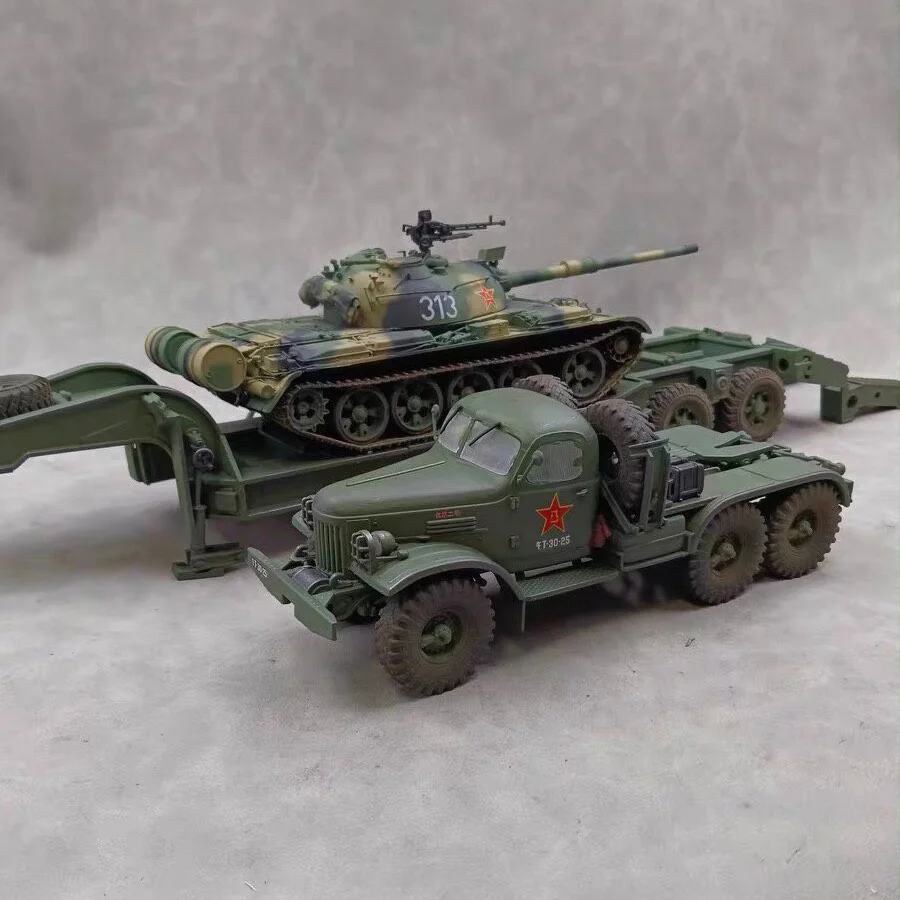 1/35 China  62 old Liberation Tank trailer(about 72 cm) ,does not include the tank, SLA Printing Hand-Colored Finished Model