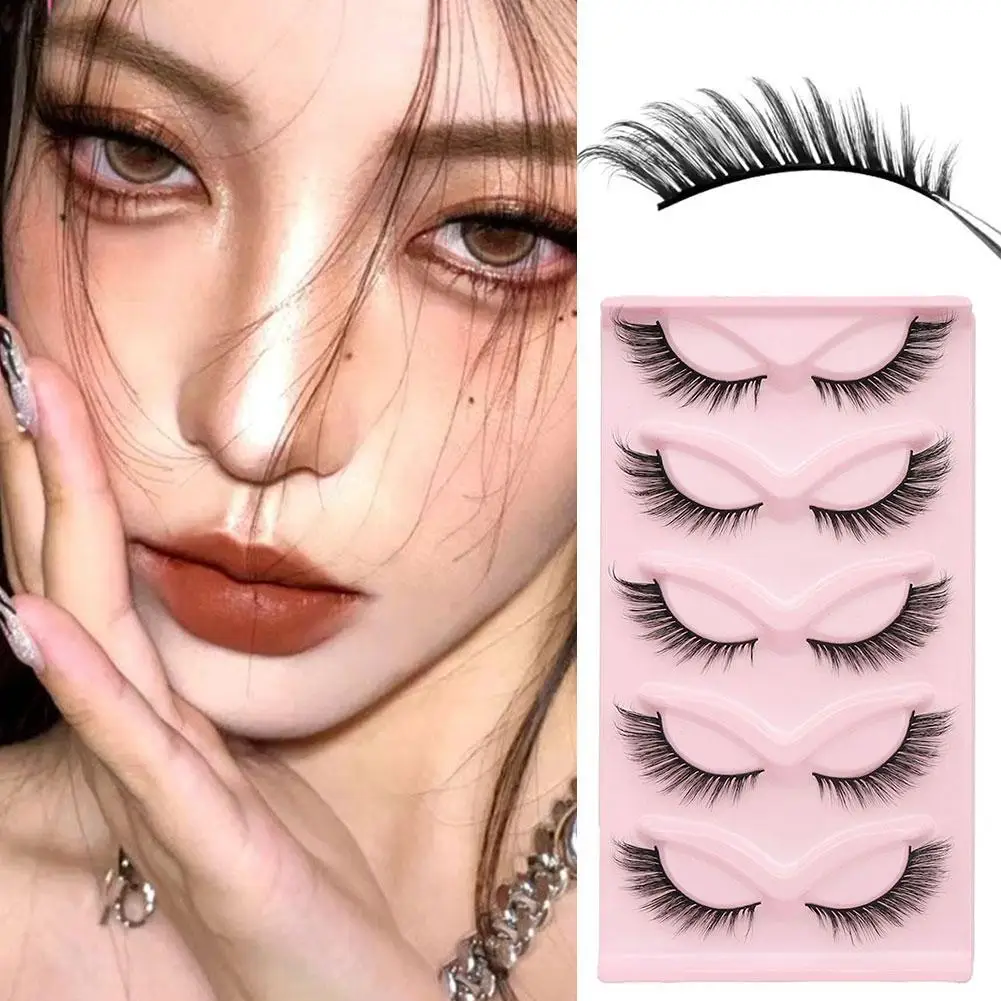 Eye Lashes Mink Eyelashes 3d Curl Winged Natural Eye Eyelashes False Messy Fake Soft Thick Realistic Lashe End Elongate A8c2