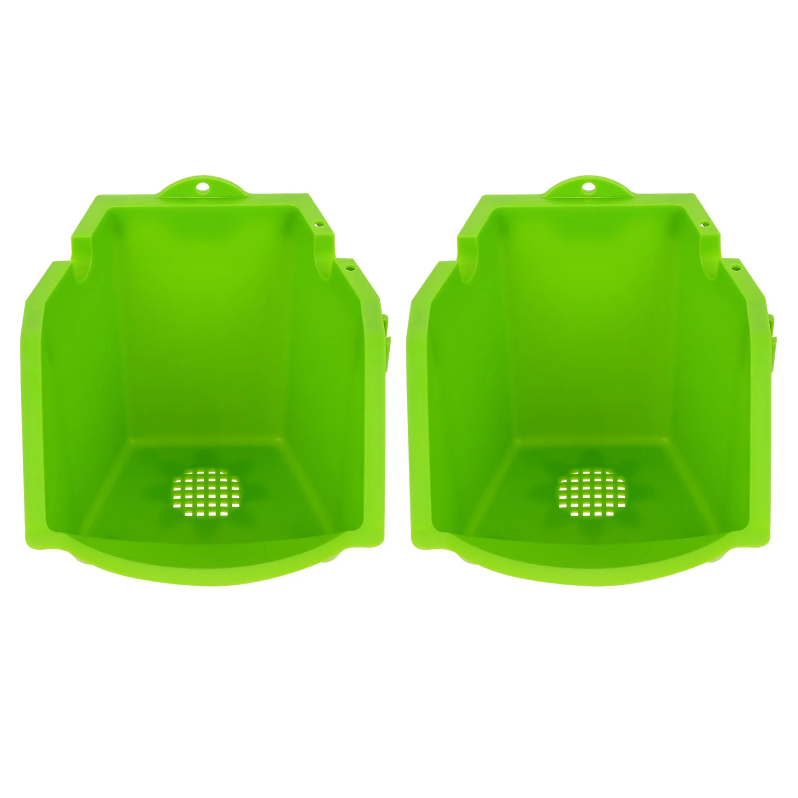 

2pcs Vertical Greening Pot Wall Hanging Planter Stackable Flowerpot Indoor Gardening Pot Balcony Bonsai Lightweight Plastic