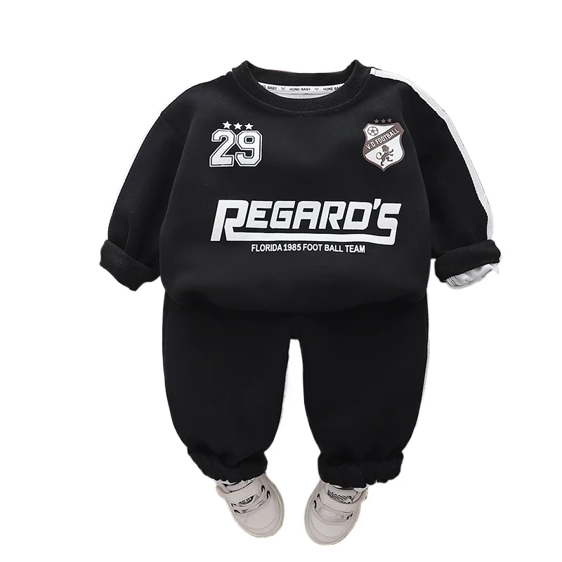 

New Autumn Kids Boys Children Clothing Toddler Clothes 2Pcs/Set Long Sleeve T-shirt Pants Cotton Infant CasualSuits 0-5 Years