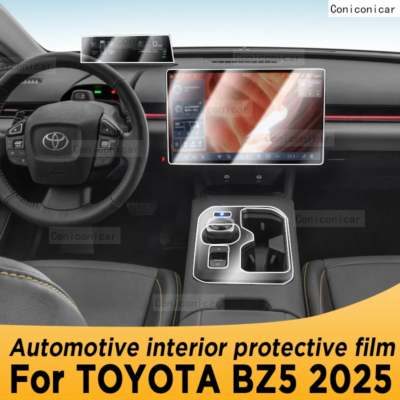 

For TOYOTA BZ5 2025 Panel Navigation Automotive Interior Screen TPU Protective Film Cover Anti-Scratch Sticker