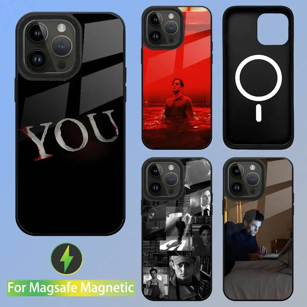 

Чехол для телефона Joe Goldberg You для iPhone 16,15,14,13,12,11, Pro, Max, Plus, Mini, SE, новая магнитная беспроводная зарядка Magsafe
