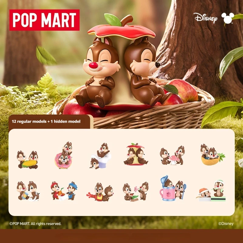 

POPMART Disney Kiki And Titi Brathers Series слепая коробка украшение для рабочего стола милая модель девушка Maystry Box игрушки аниме подарок на Хэллоуин