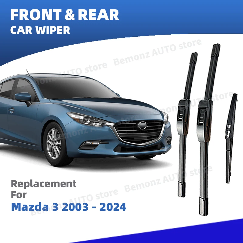 

Щетки стеклоочистителя с левым рулем для Mazda 3 1st 2nd 3rd 4th Gen BK BL BM BY BN BP 2003-2024 Alex Аксессуары для окон