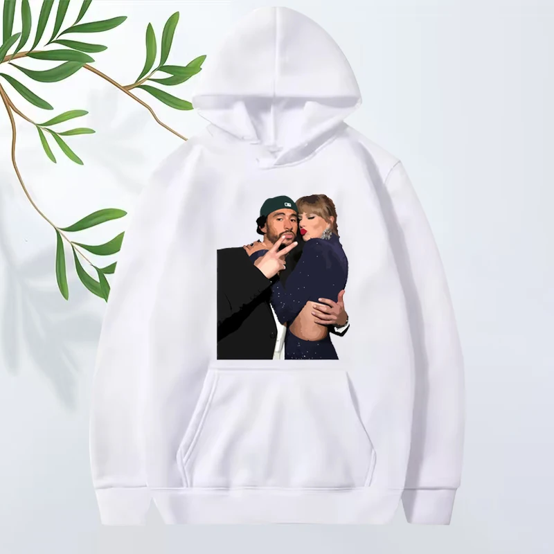 Bad Bunny classic graphics hoodie 2025 new men women love vintage cool Long sleeve Sweatshirt with print oversized hoodie unisex