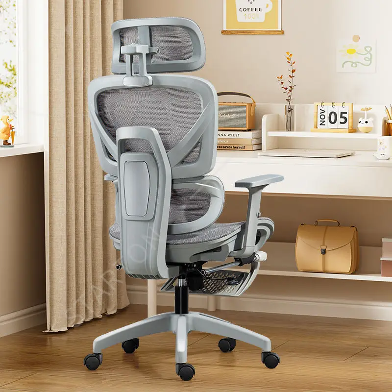 Breathable Mesh Surface 170 Degrees Reclining Hollow Ergonomic Office Chair E-sports Chair