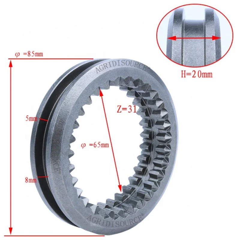 durable：TL02371090007 Gear sleeve For LOVOL AUPAX Agricultural Genuine tractor Spare Parts agriculture