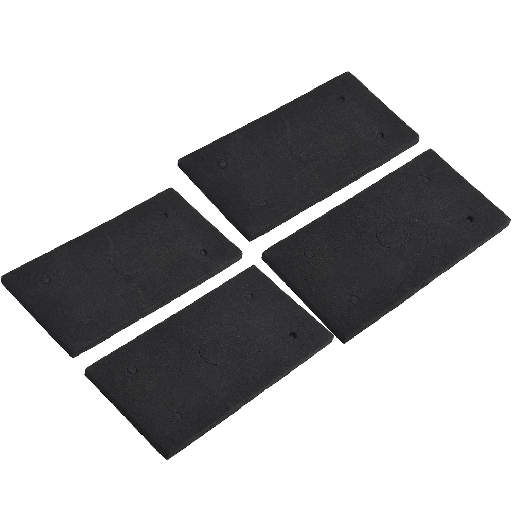 4pcs Foam Sheet Sander Pad Sander Polishing Backing Pad 4 Hole Sanding Paper Replacement For 9035 Sander Machine