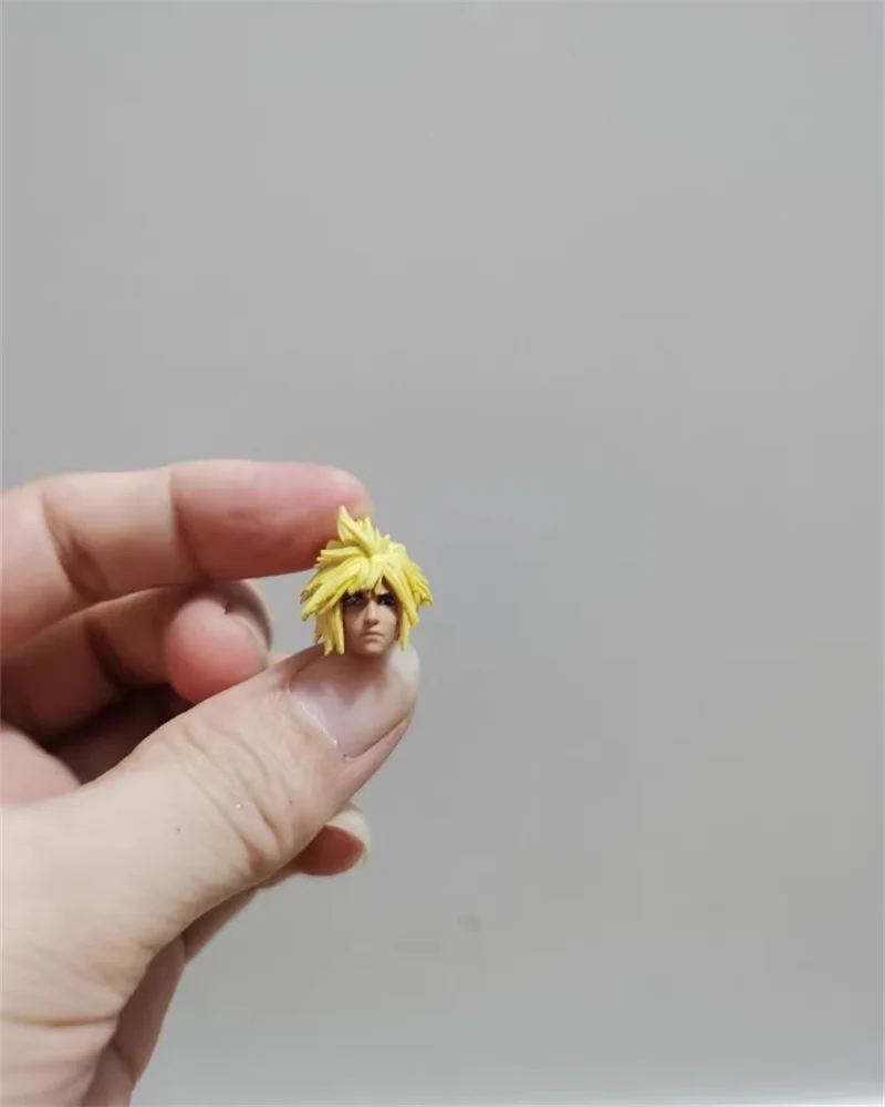 

Little 1/18 Male Soldier Claud Trendy Head Carving Sculpture Model Toy Fit 3.75'' Action Figures Body In Stock