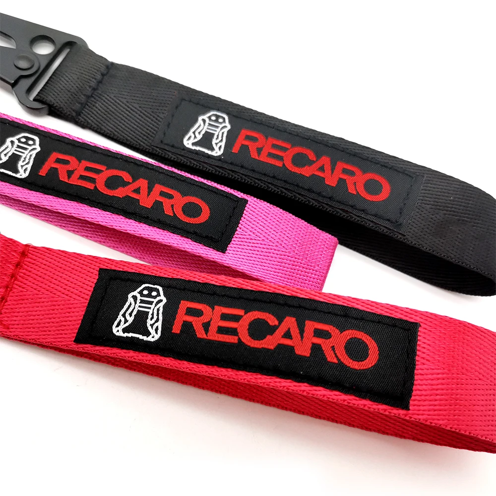 Recaro Keychain Car Motorcycle JDM Eagle Beak Keyring 3 color Sports Type Key Chain Pendant Key Rope Ring