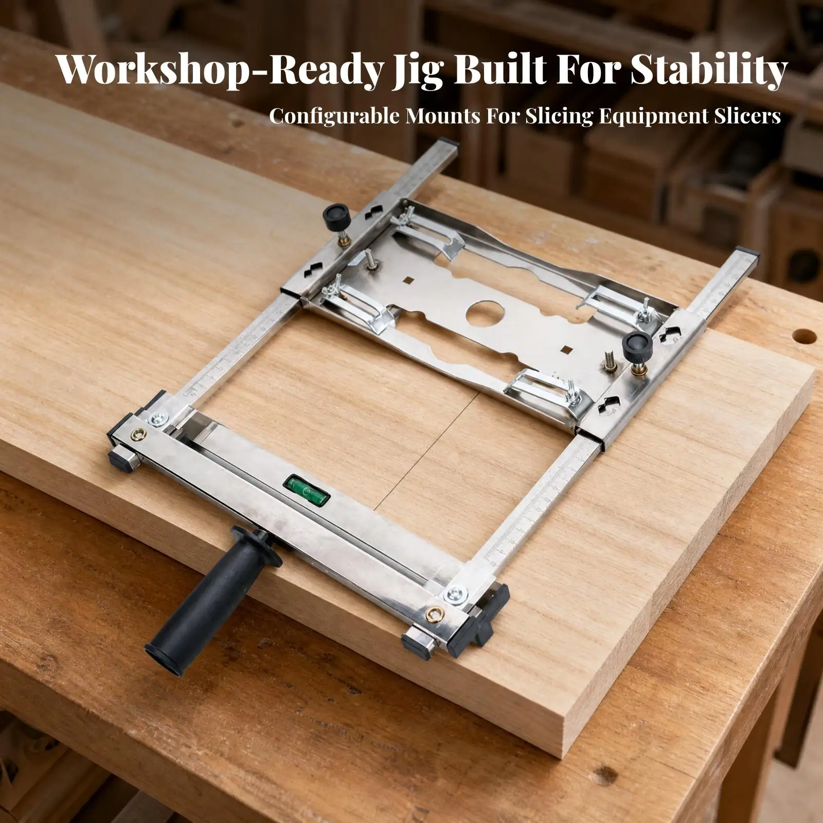 Stainless Steel Panel Saw Guide Track Rail Jig for Accurate Board Cutting in Furniture Building