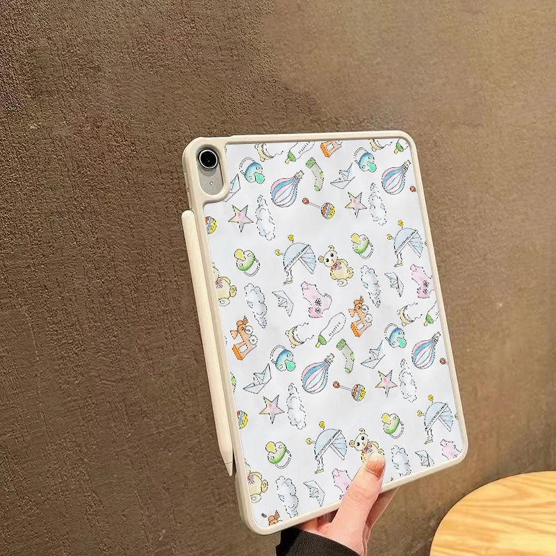 حافظة لجهاز iPad Mini 7 A17 Pro 2024، حافظة iPad Mini 6th/Mini 6 Generation 8.3 بوصة إصدار 2021، ipad air4/air5/air6 10.9 بوصة/iPad Air 11