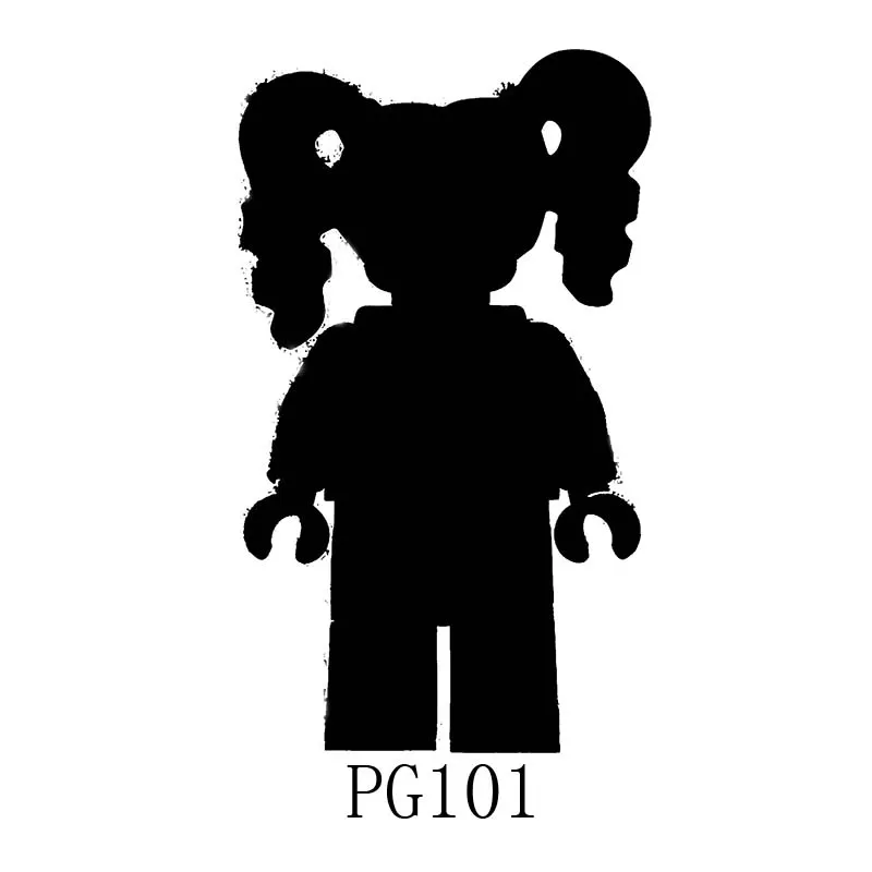 Bloques de Construcción de Modelos de Películas y Series de TV, Figuras de Ladrillos para Ensamblar, Juguetes Educativos PG118 PG120 PG121 PG122 PG126 070