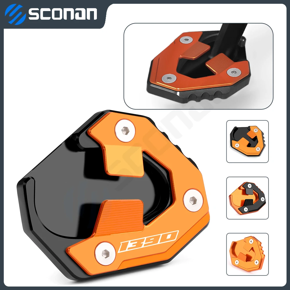 

For KTM 1390 SUPER DUKE R EVO 1390Super duke R Motorcycle Aluminum Kickstand Extension Plate Side Stand Enlarger Pad Accessories