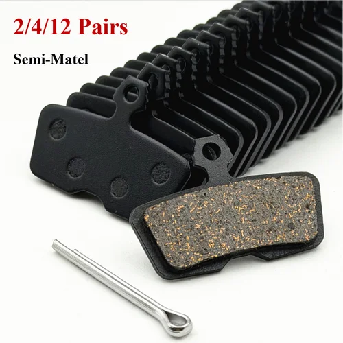 2/4/12 pares de pastillas de freno de disco semimetálicas para bicicleta Sram Code R RSC (2012+), guía RE, DB8, G2 RE