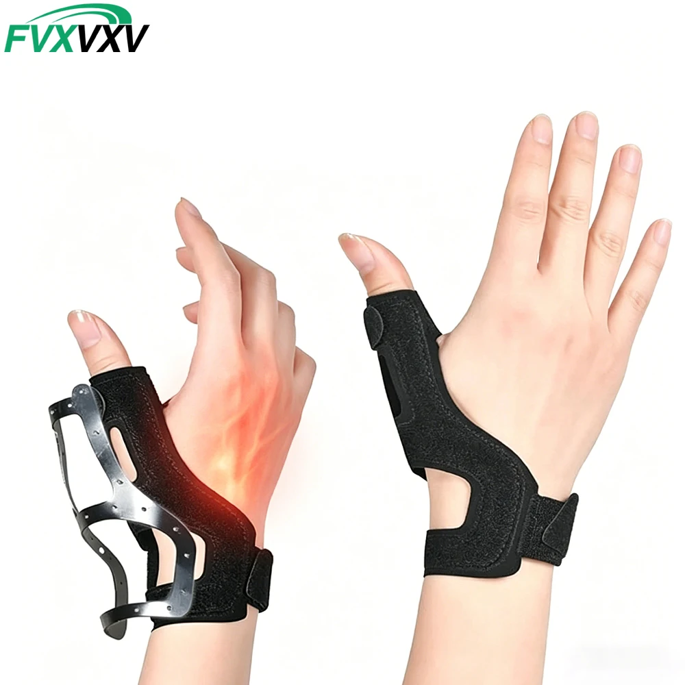 1Pcs Thumb Brace for Arthritis Pain Relief, Semi-rigid Support for De Quervains, Trigger Finger, Women & Men, Right & Left Hands