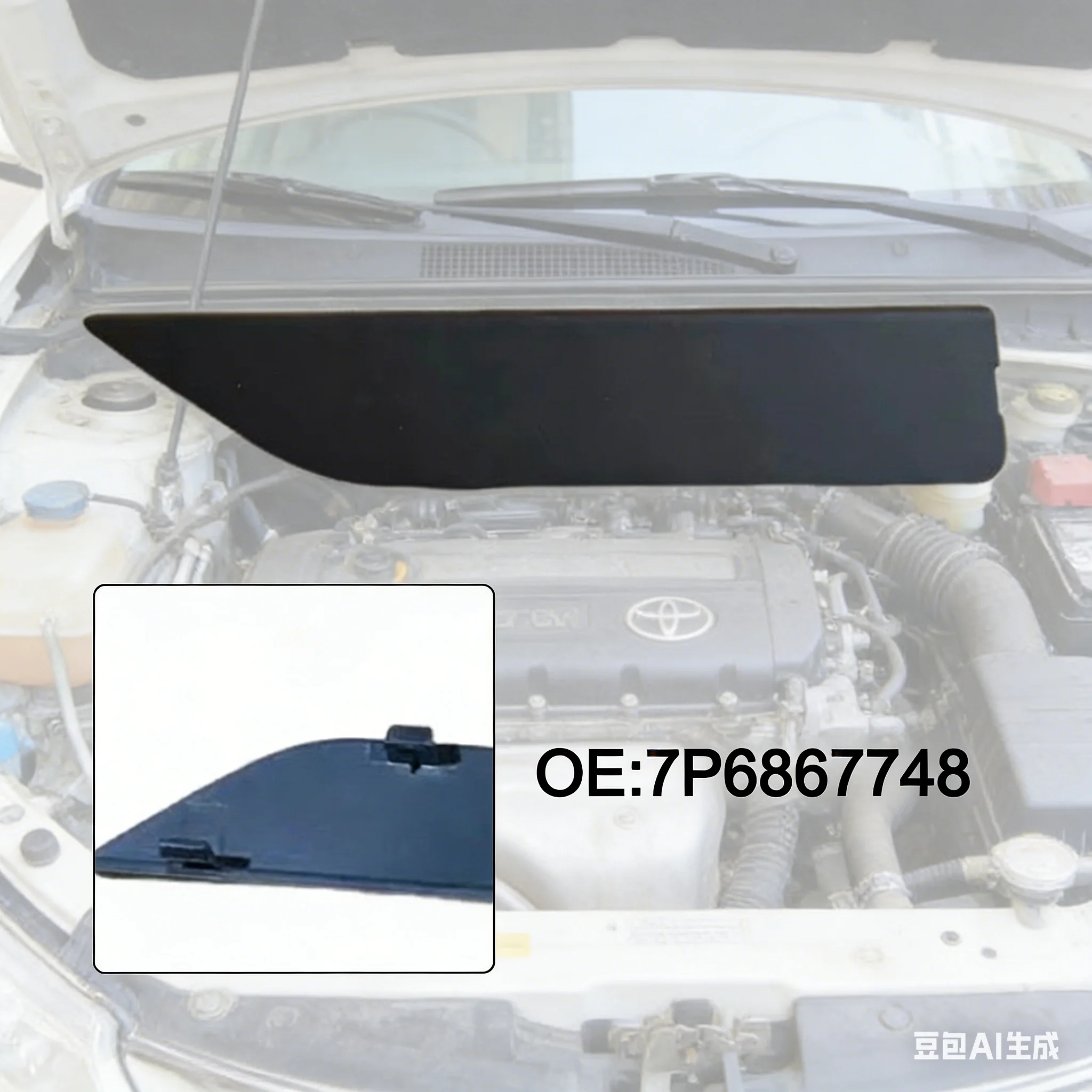 Car Rear Trunk Trim Blanking Cap Boot Trunk Lining Switch Side Cover For Touareg 2011-2017 7P6867748 Interior Accessory