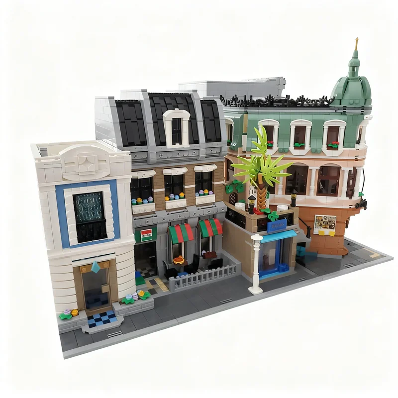 2933pcs MOC Modular Buildings The Pizza Parlor & Arcade Model Building Blocks Toy Christmas Gifts Construction Idea Education