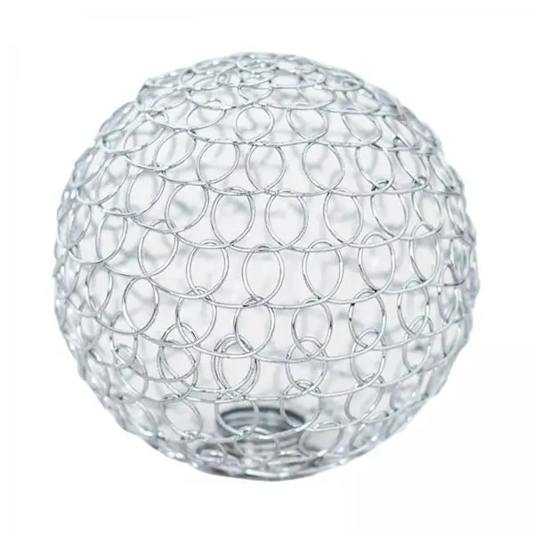 Globe Metal Lampshade Hollow Out Ceiling Pendant Shade Farmhouse Chandelier Cover for Dining Room Cafe