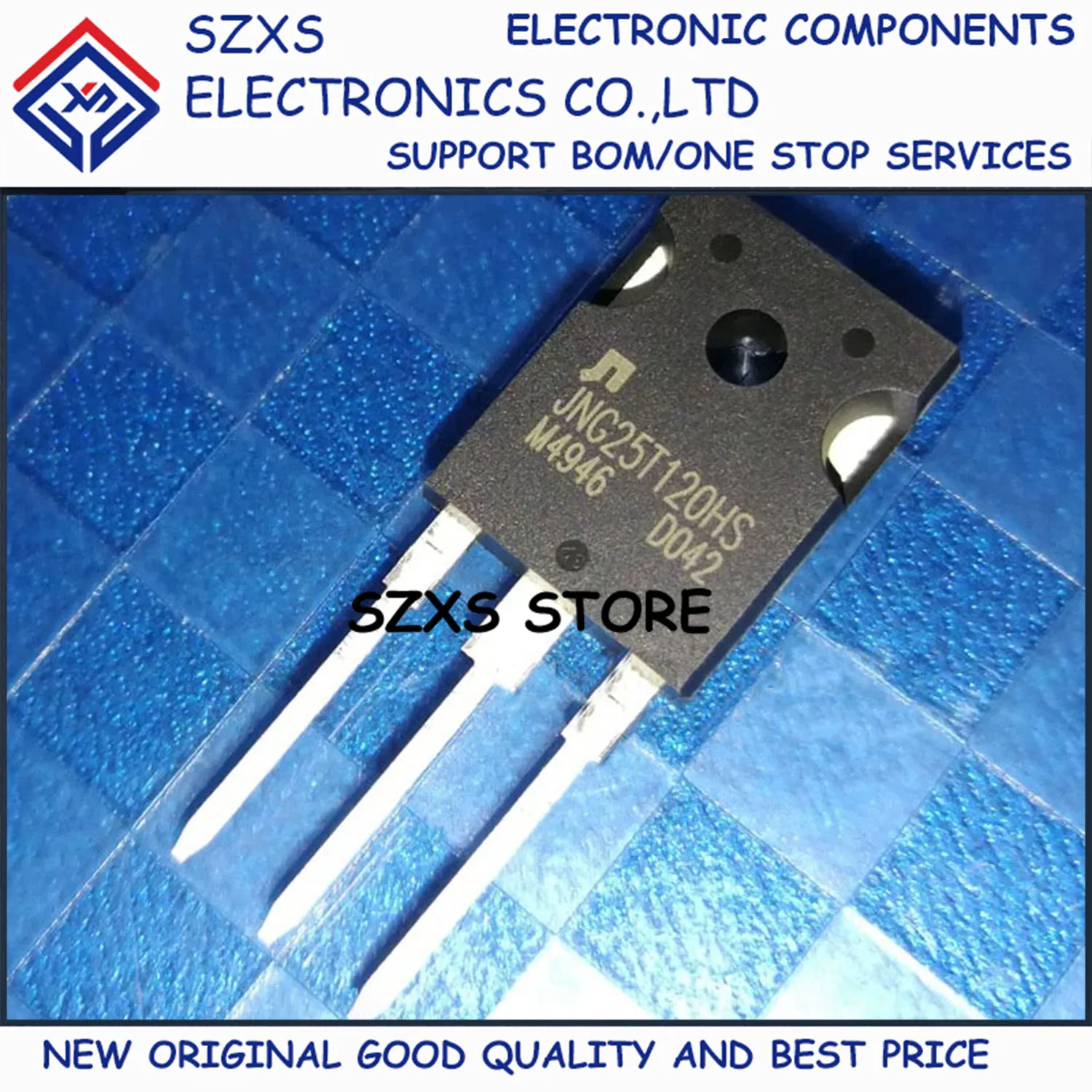 

New Original 10Pcs JNG25T120HS TO-247 1200V 25A IGBT Field-effect Transistor In Stock Electronic Components Good Quality