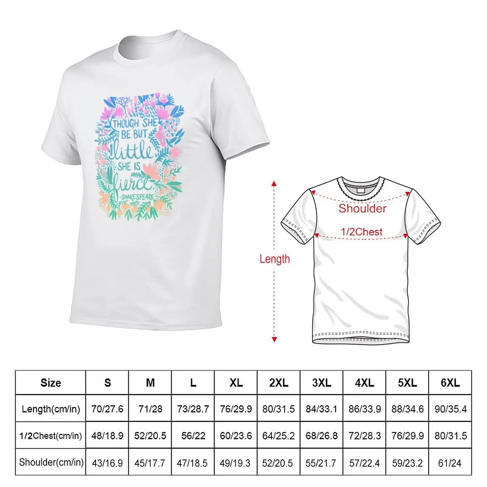 Little & Fierce – Lavender Mint Ombré T-Shirt vintage clothes blue archive mens fashion