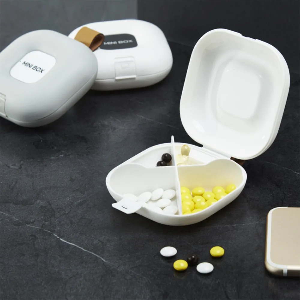 Minimalist Portable Storage Box - with Hanging Rope, Anti-Lost Design, Mini Compartment,Flip Sealed,Lightweight,for Small Items