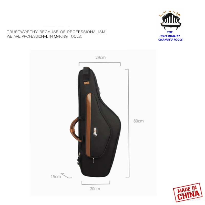 Borsa per sassofono tenore Bb zaino portatile Tenor Sax pacchetto flessibile accessori per sassofono custodia per sassofono