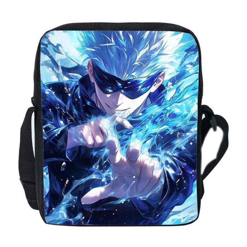 Anime giapponesi Jujutsu Borsa a tracolla Ragazzi Ragazze Borsa a tracolla Borse da donna Kaisen Gojo Satoru Yuji Itadori Borse a tracolla Regalo