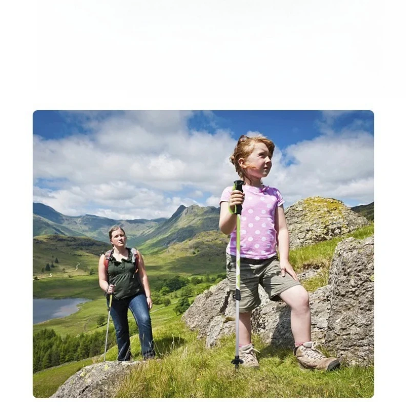 

Детские треккинговые палки из легкого алюминиевого сплава, телескопические, для горного туризма, снаряжение для активного отдыха на природе