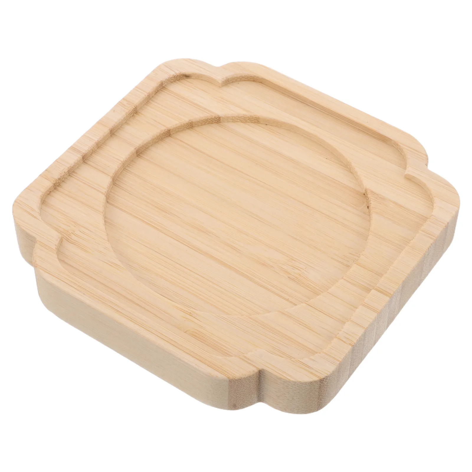 

Bamboo Chinese Tea Tray Heat-Resistant Gongfu Tea Tray Insulated Hot Dish Board Pot Mat Teapot Stand Table Mat