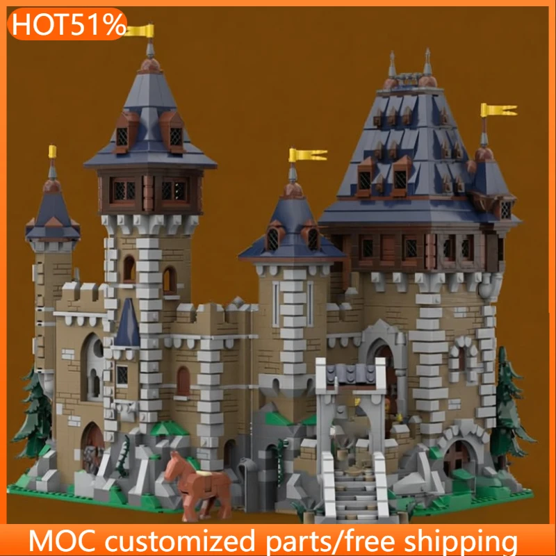 

3705 PCS Medieval Griffin Knights MOC Customize Modular Building Block Educational Design Brick Popular DIY Festival Toy Gift