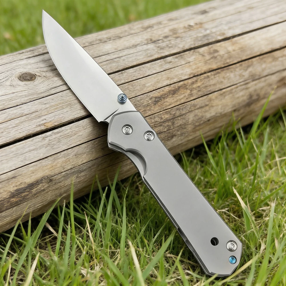 

Новый стиль, многофункциональный складной нож EDC, полезный уличный инструмент, лезвие D2, ручка из титанового сплава, прочный карманный нож