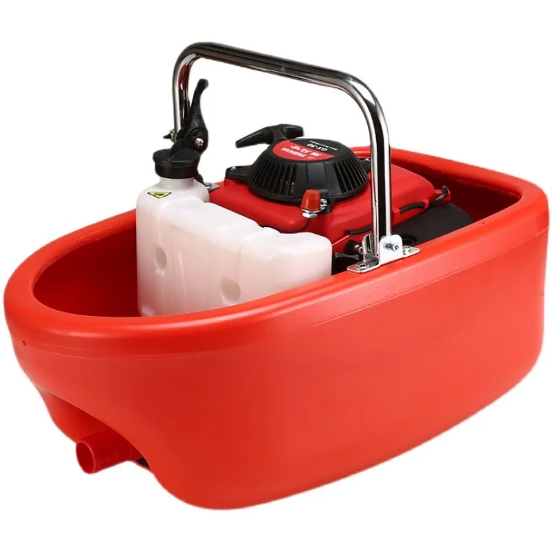 Boat type sprinkler, portable gasoline pump, floating boat type boat type pump