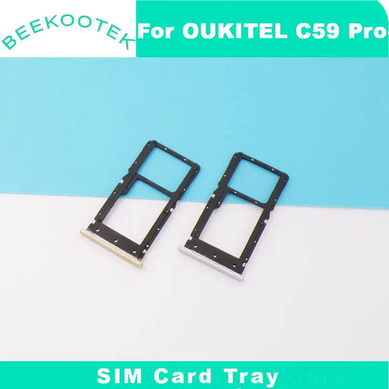 Neuer Original Oukitel C59 Pro SIM-Kartenhalter SIM-Tray Kartensteckplatz Kartenleser Adapter Zubehör für OUKITEL C59 Pro Smartphone