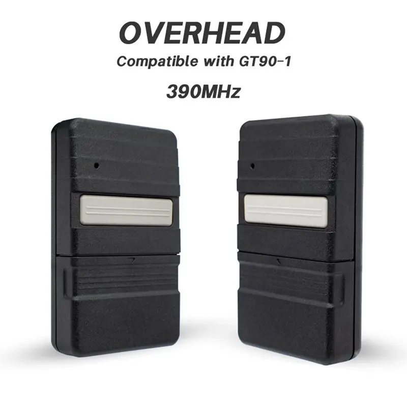 ABMS-Replacement Garage Door Opener Remote 9/12 Dip Switch 5Pcs 390Mhz For Overhead Door Code Switch GT912 GT90-1