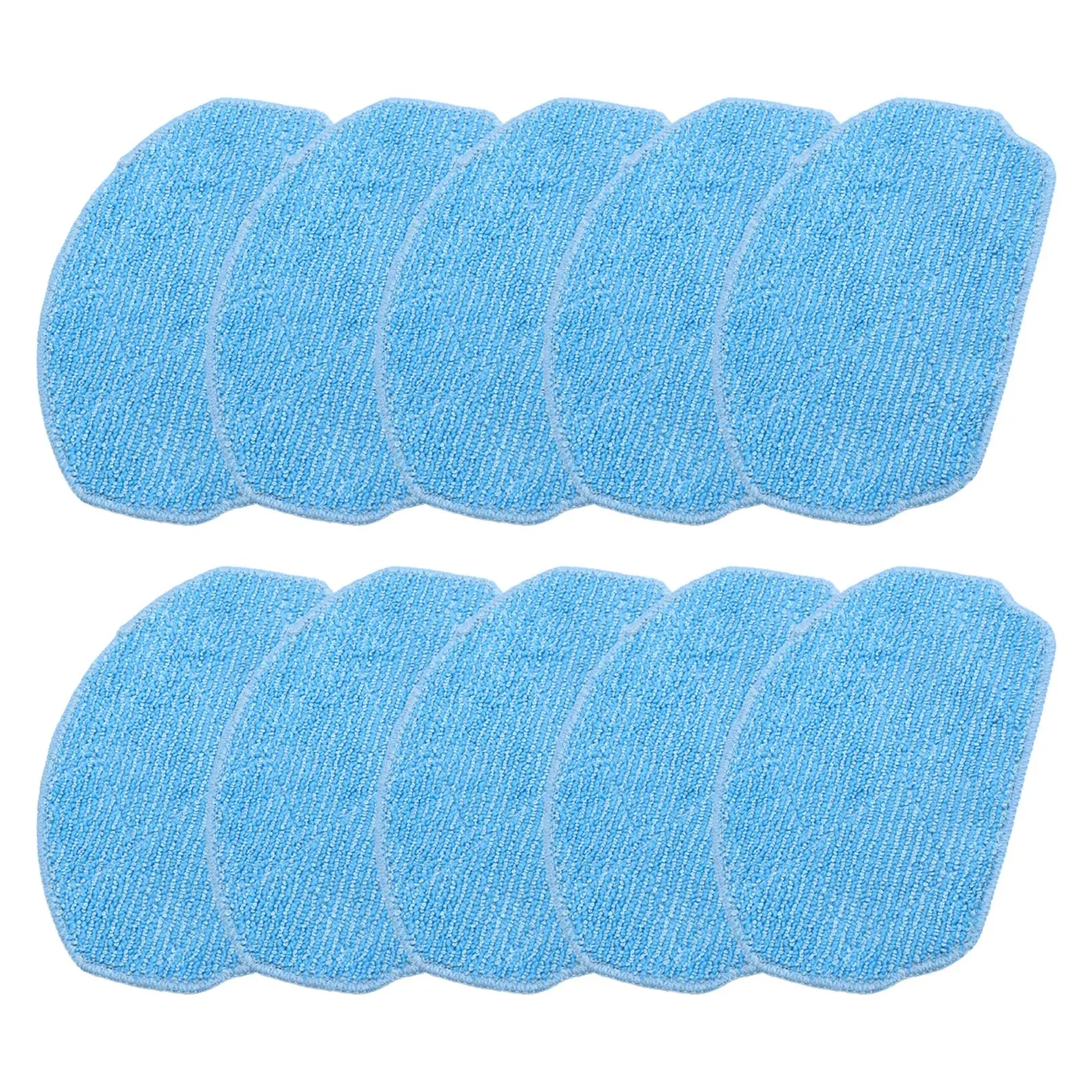 Robot Vacuum Cleaner Mop Cloths Compatible with For Nedis WIFIVCR001CBK Available in Sets of Either 4 or 10 Pieces