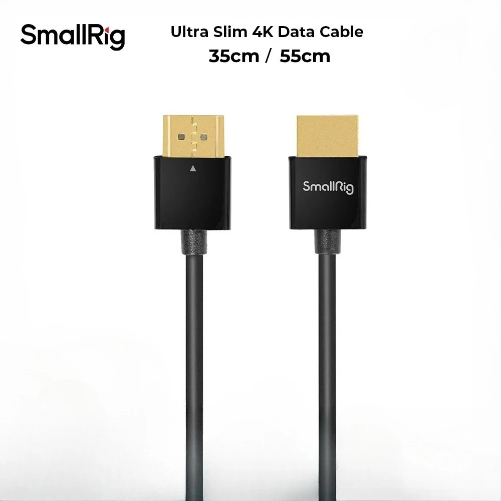 SmallRig  2956/2957 Ultra Slim 4K 60HZ 2.0 Cable 33/55cm for DSLR/ Monitor/ Wireless Video Transmitter & Receiver