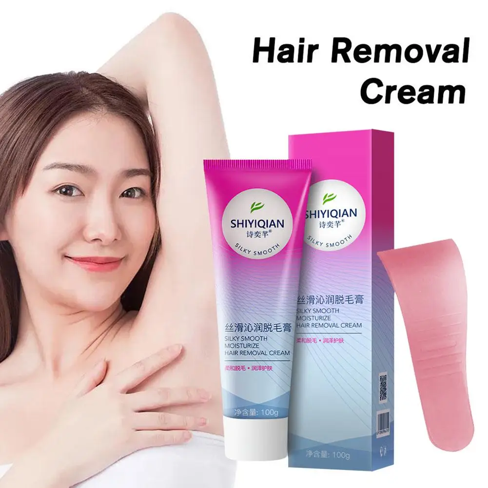 Permanent Hair Removal Cream No Residue Depilatory Care Painless Repair Body Hair Nourish Private Remover Women Area Men Ar D8O9