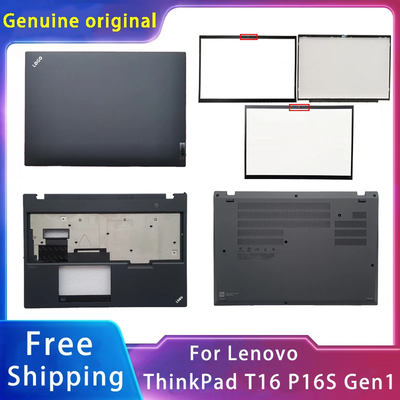 

New For Lenovo ThinkPad T16 P16S Gen1 ;Replacemen Laptop Accessories Lcd Back Cover/Front Bezel/Palmrest/Bottom With LOGO