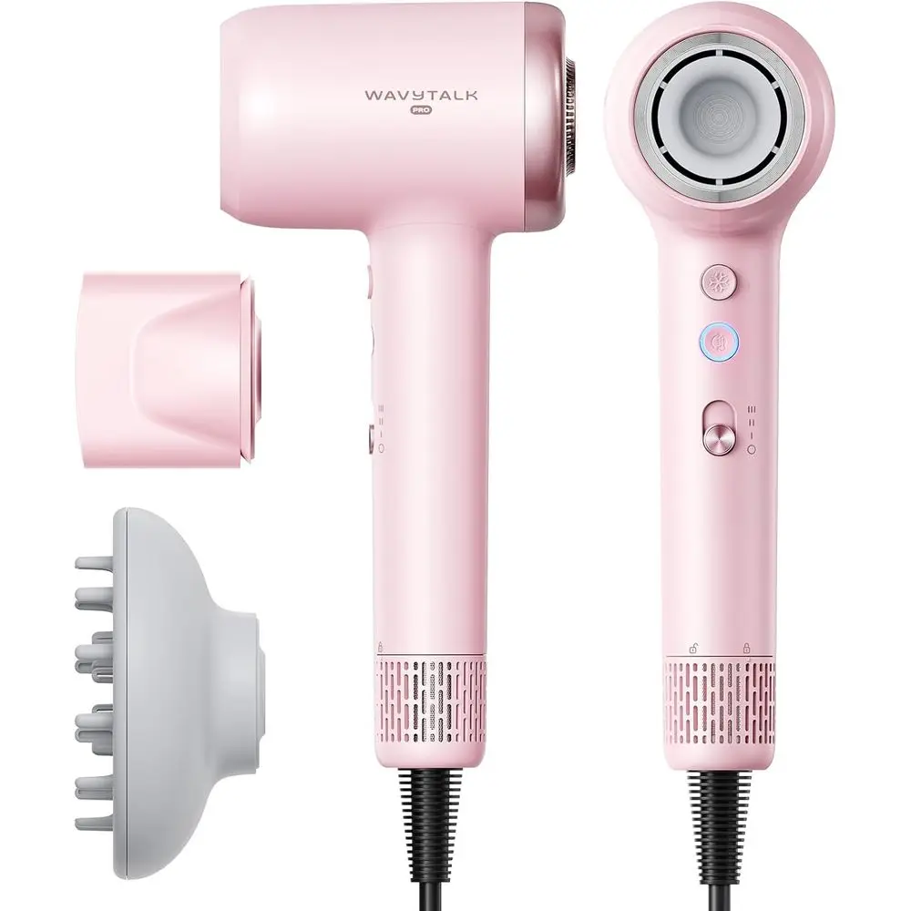 

Hair Dryer, Turblow Pro ast Drying Blow Dryer with Diuser, High Speed Hair Dryer with 110,000 RPM, Pro Negative Ions or Reduces