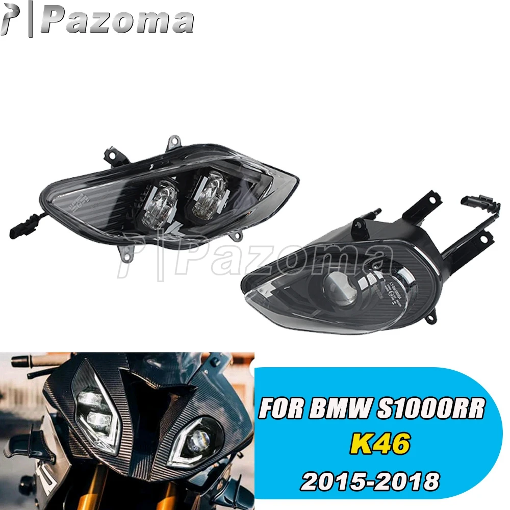 

S1000RR Front Headlamp High Low Beam Head Light Motorcycle LED Headlight Devil Eyes Headlamp For BMW S1000RR K46 2015-2017 2018