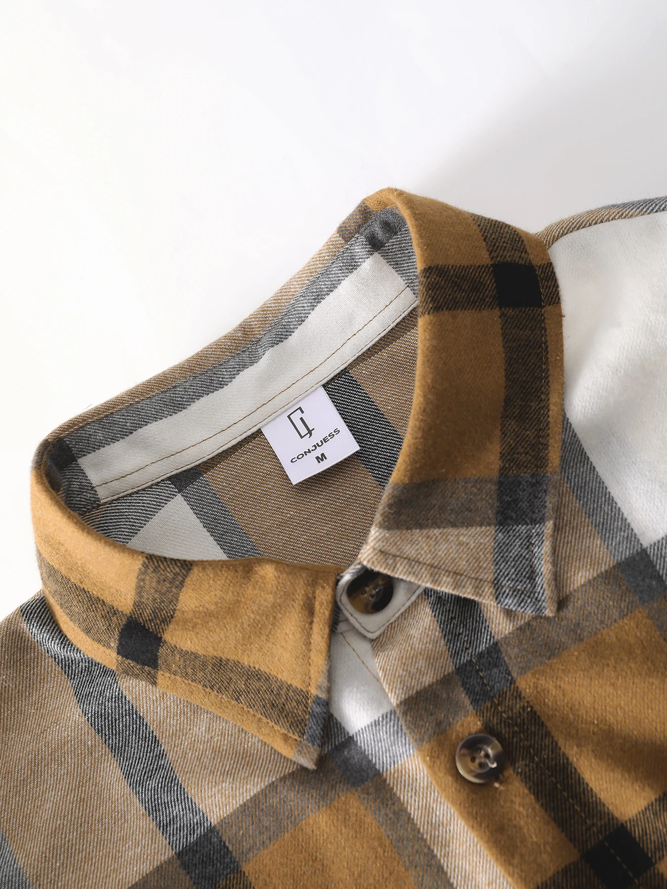 Vintage karamelkleurig geruit - Flannel Shirt Lined recensie en prijs