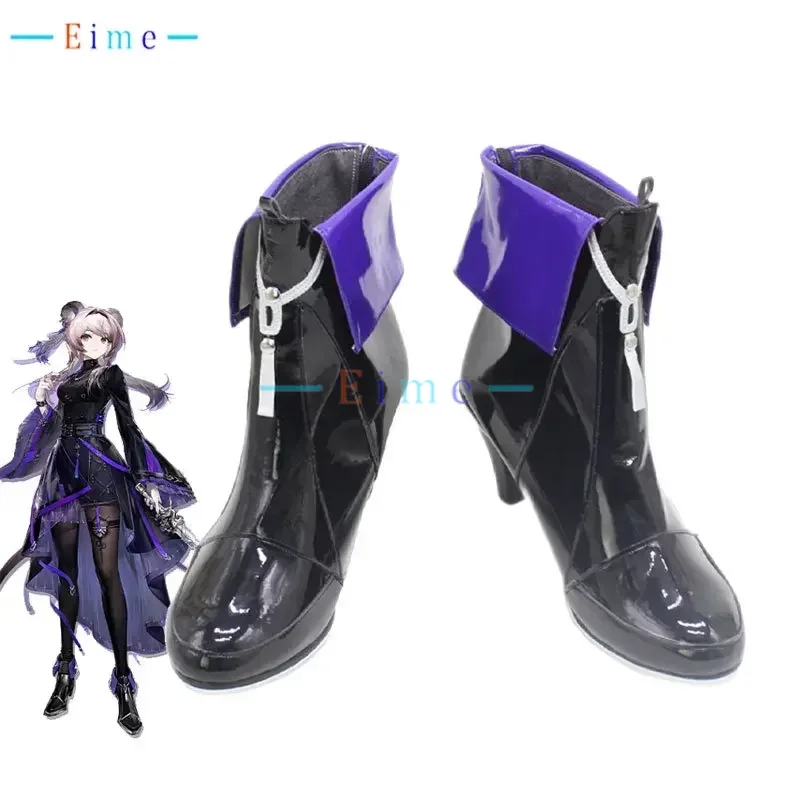 

Game Arknights Lin Cosplay Shoes PU Leather Shoes Halloween Carnival Boots Cosplay Props Custom Made