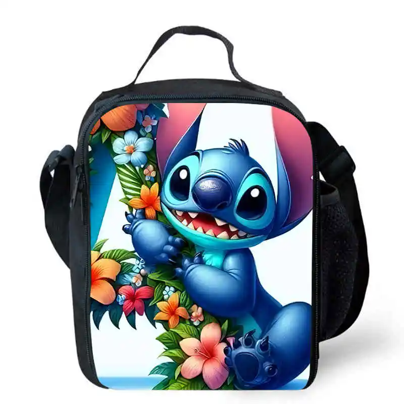 

Lunch bags for Child,Cartoon Stitch School Picnic Bags for Boys,Kids Insulation Cooler Bags for Aged 4-10 years