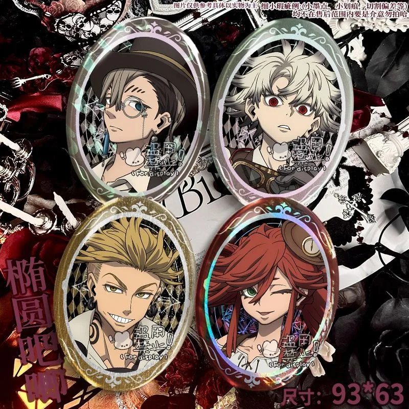 Wasteland Battle Ghost Anime Badges Ludengi Zankariyo Man Otaku Fan Collectible Goods Cute Mini Character Reflective Brooch Toy