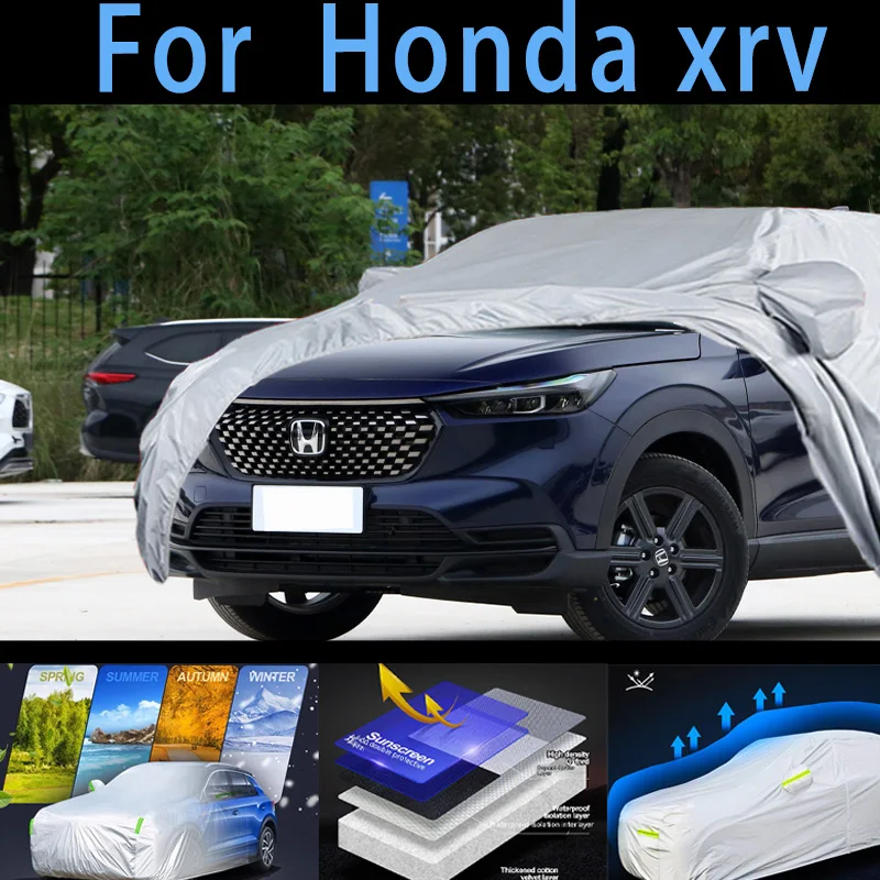 

For Honda xrv Outdoor Protection Full Car Covers Snow Cover Sunshade Waterproof Dustproof Exterior Car cover protection